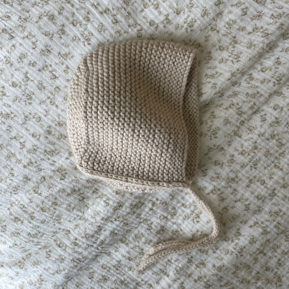 Hank Knitwear baby bonnet